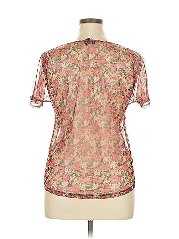 Wet Seal Short Sleeve Blouse (view 2)