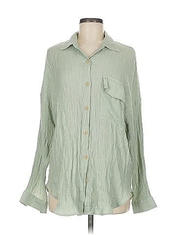 Blu Pepper Long Sleeve Button-Down Shirt (view 1)