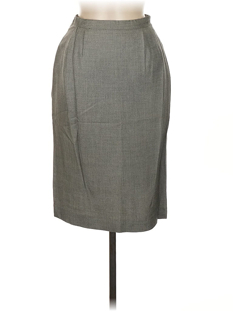 Pre-owned Unbranded Formal Skirt In Gray