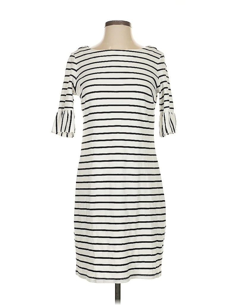 Pre-owned Talbots Casual Dress In White