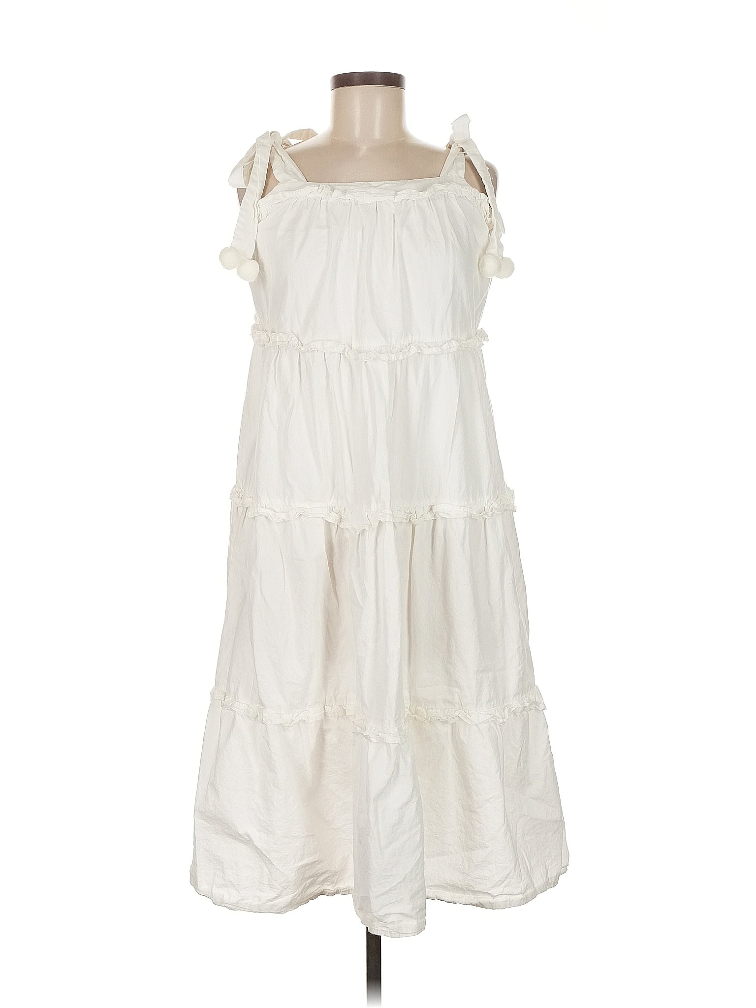 Fab&apos;rik Ivory Casual Dress Size M