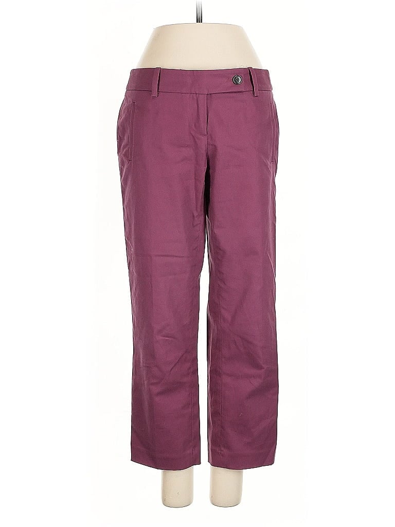 Pre-owned Ann Taylor Loft Casual Pants In Purple