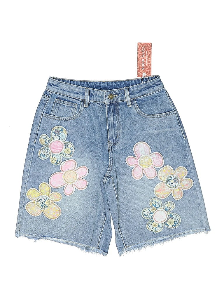 Shein Denim Shorts In Blue