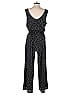 Max Studio Polka Dots Black Jumpsuit Size 1 - photo 2