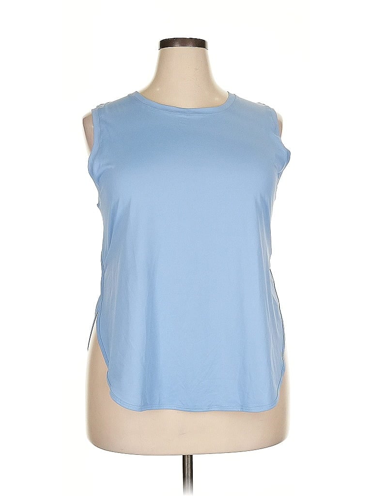 Assorted Brands Sleeveless T-shirt In Blue