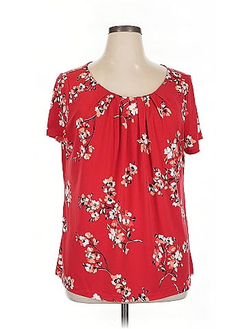 Liz Claiborne Career Short Sleeve Blouse (view 1)