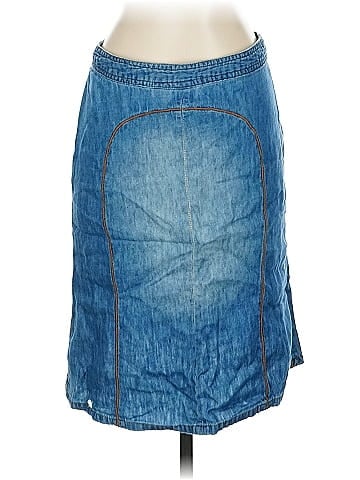 Planet Gold Denim Skirt (view 2)
