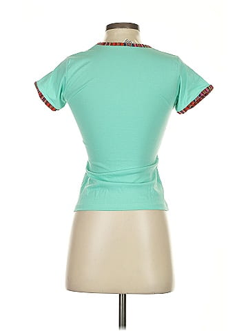 Assorted Brands Teal Green Short Sleeve T-Shirt Size S