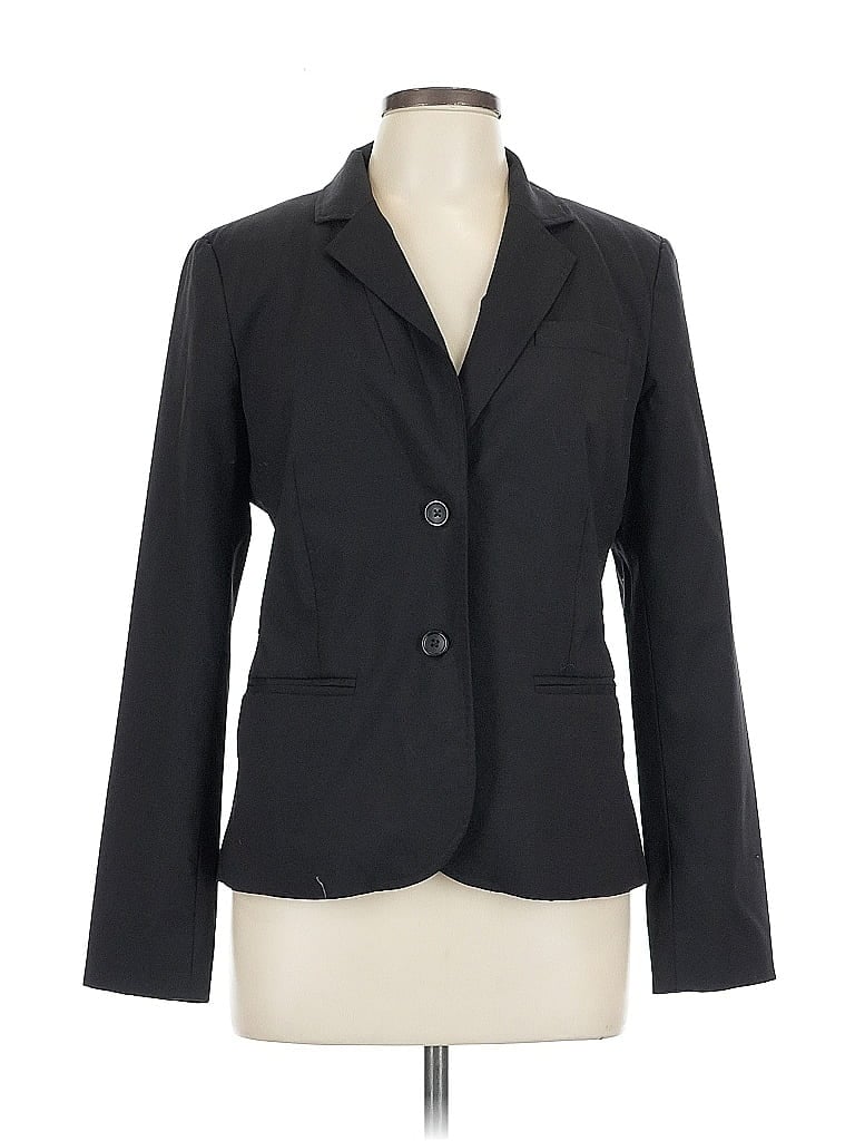 Pre-owned Banana Republic Factory Store Wool Blazer Jacket In Black