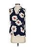 Ivanka Trump 100% Polyester Blue Sleeveless Blouse Size P (petite) - photo 1