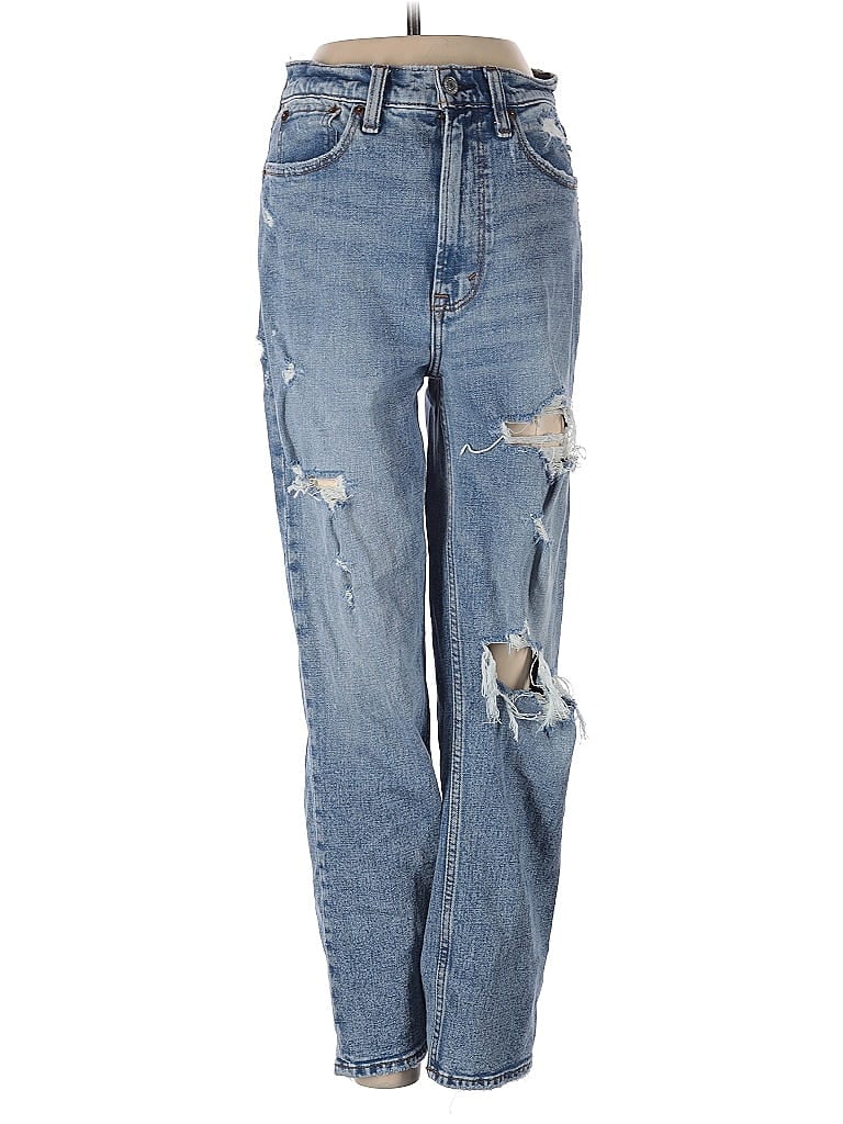 Pre-owned Abercrombie & Fitch Jeans In Blue
