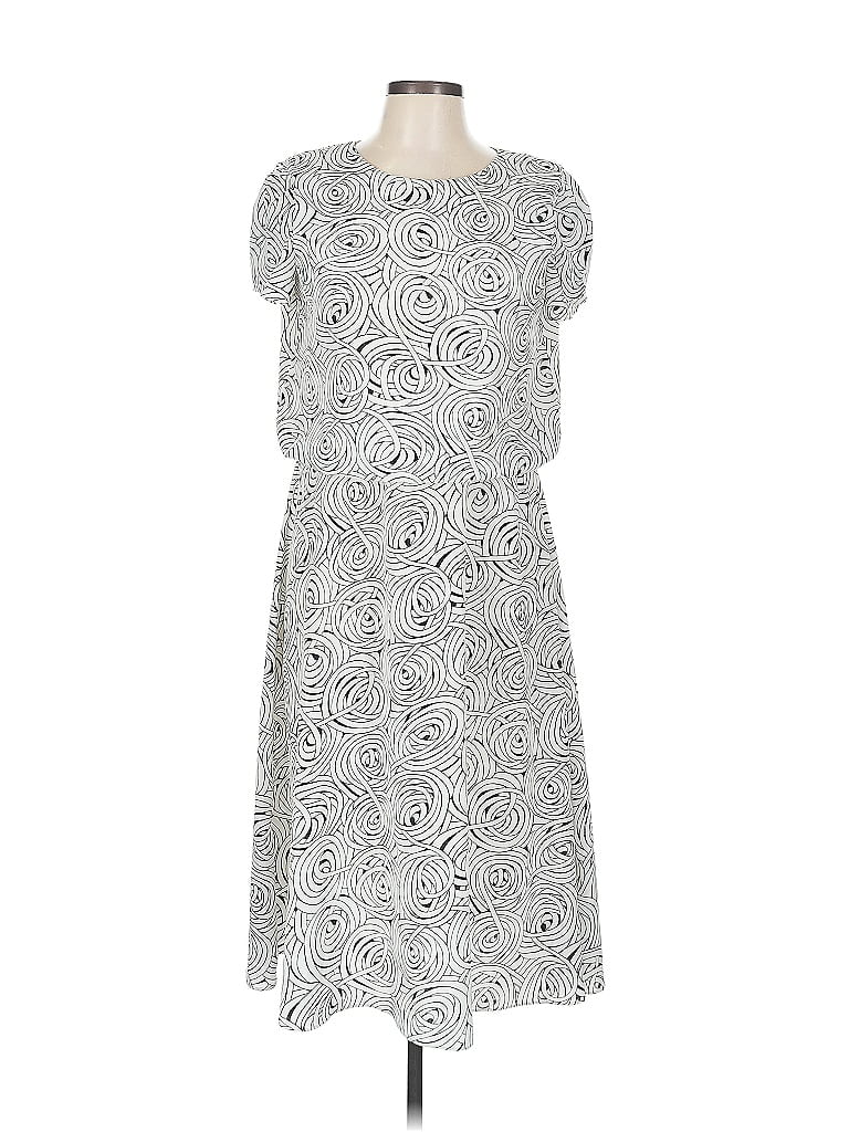 Pre-owned Assorted Brands Casual Dress In White