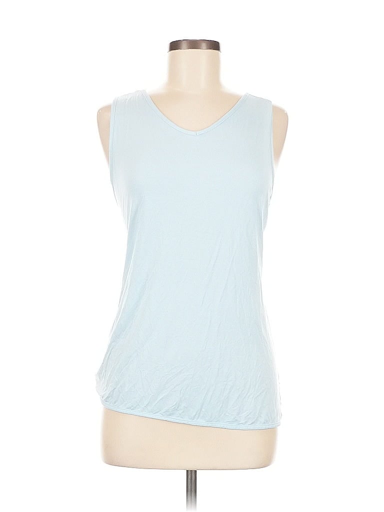 Pre-owned Assorted Brands Sleeveless T-shirt In Blue