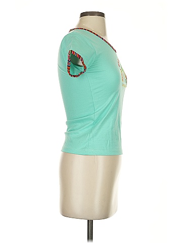 Assorted Brands Teal Green Short Sleeve T-Shirt Size S