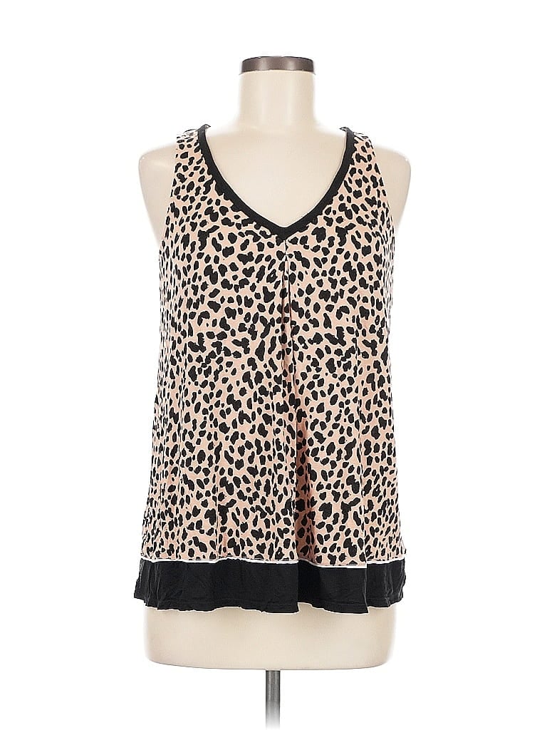 Pre-owned Secret Treasures Tank Top Pink Halter Neckline Tops