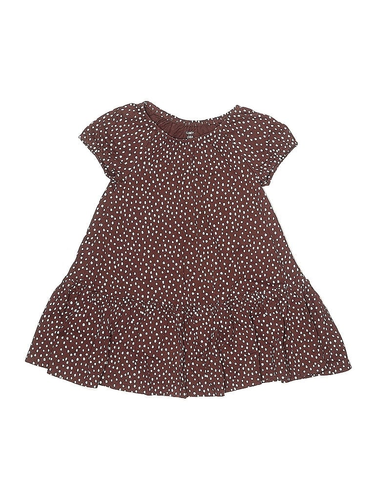 Pre-owned Carter's Kids' Dress In Burgundy
