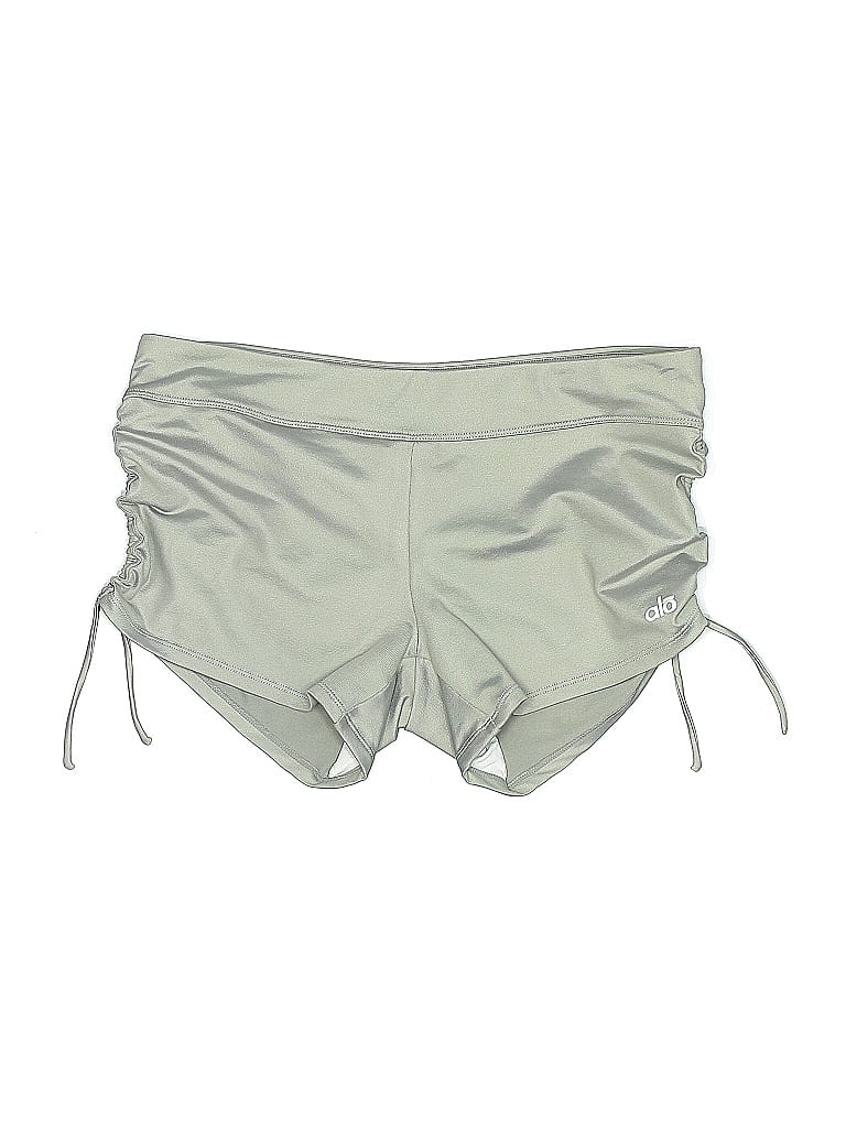 Alo Yoga Green Gray Athletic Shorts Size M