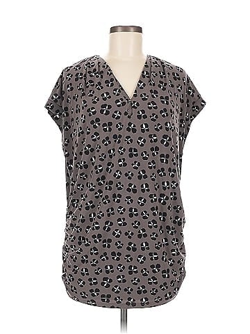 Anne Klein Short Sleeve Blouse (view 1)