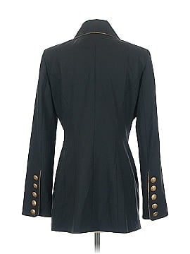 Oscar by Oscar De La Renta Black Faux Leather Jacket Size L