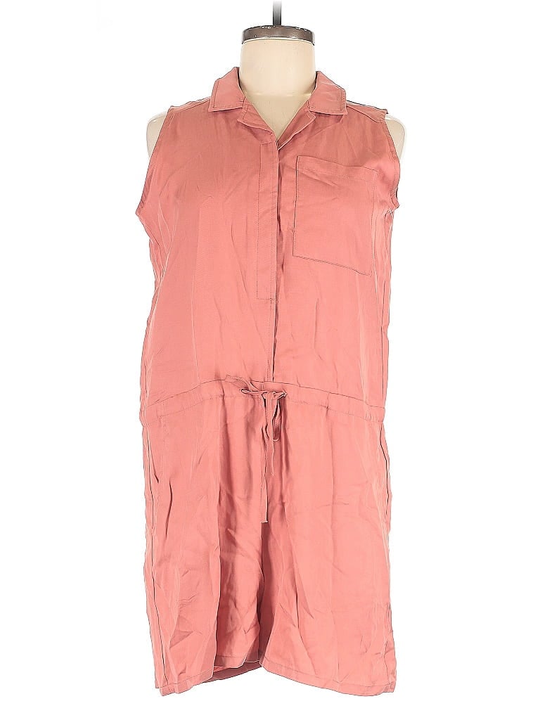 Pre-owned Pink Lily Romper In Pink