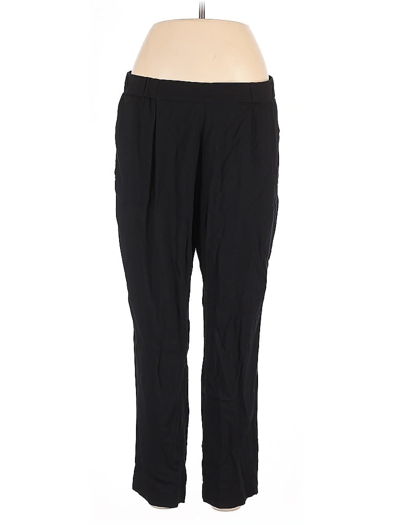 Pre-owned H&m Casual Pants In Black