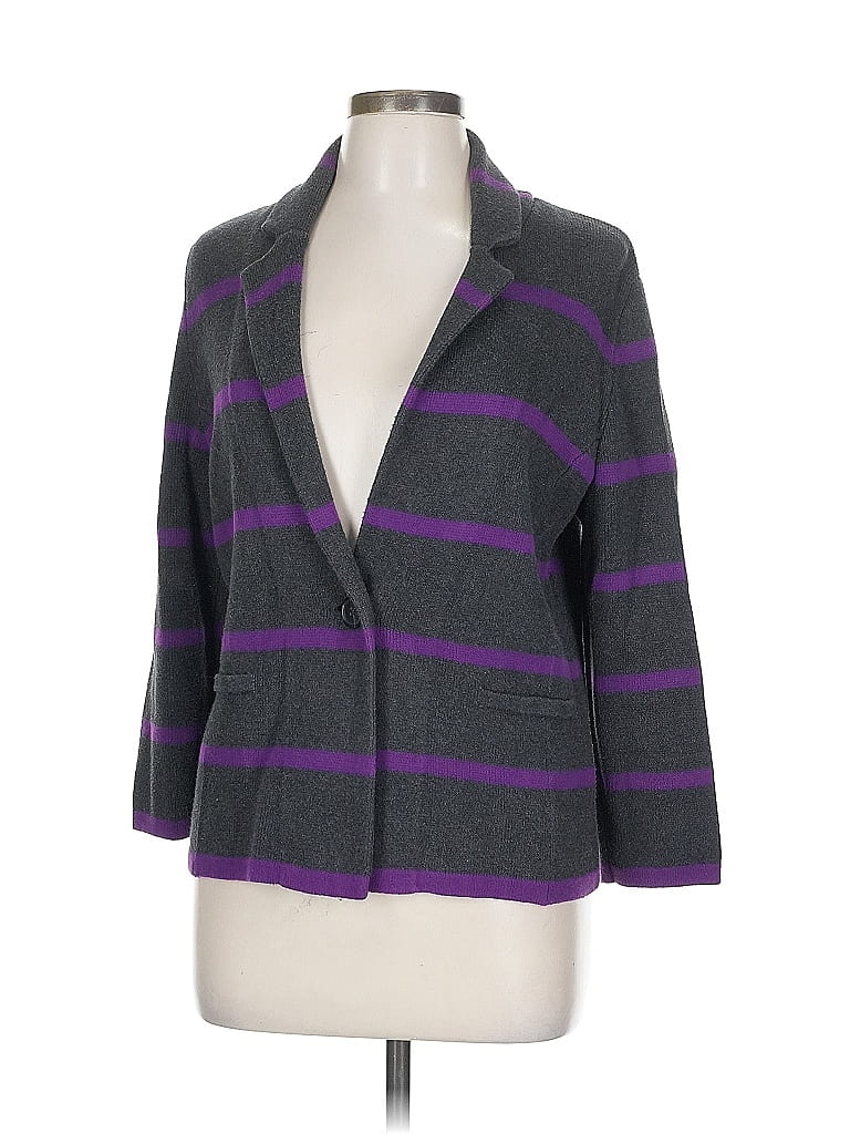 Pre-owned Ann Taylor Loft Outlet Cardigan Sweater In Purple