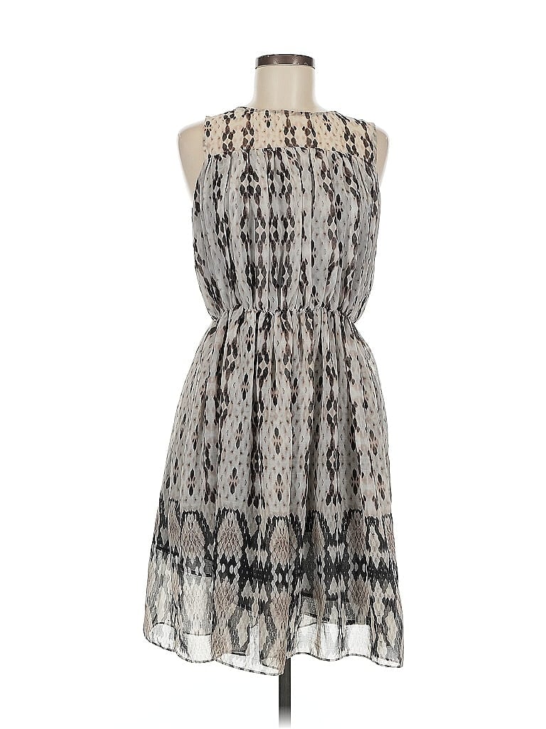 Pre-owned Mng Cocktail Dress In Gray