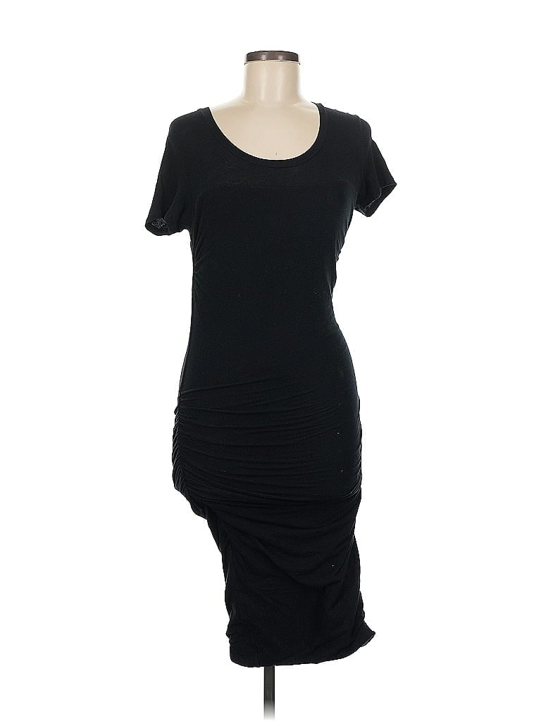 Pre-owned James Perse Casual Dress In Black
