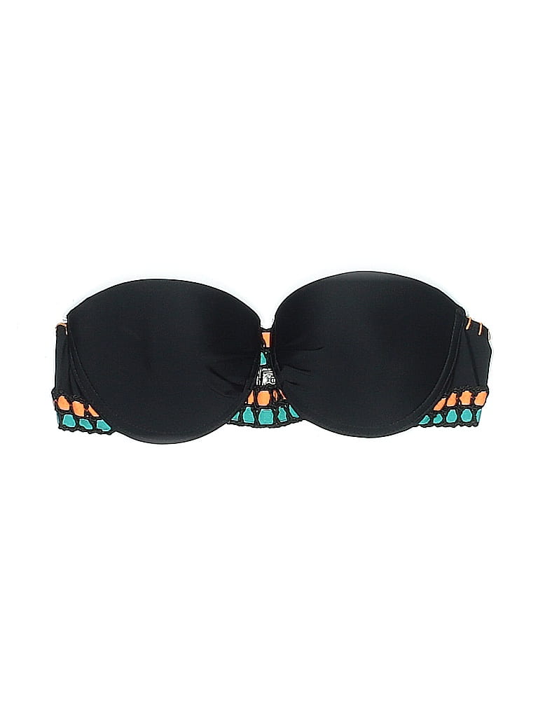 Pre-owned South Beach Swimsuit Top Teal Swimwear In Blue