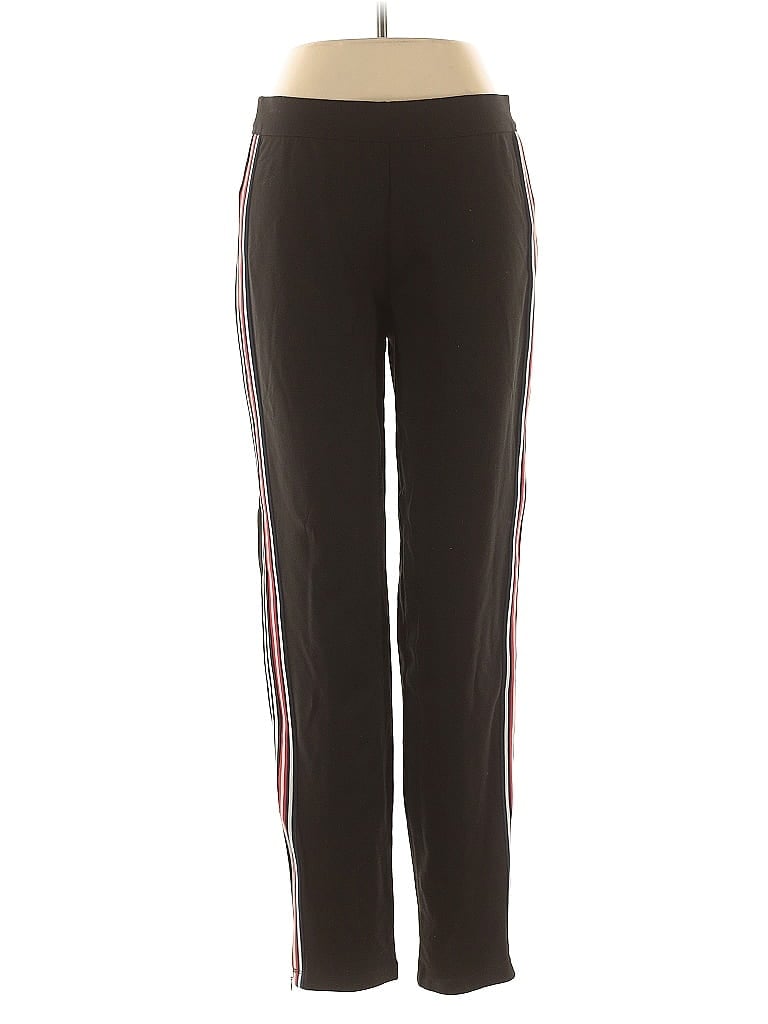 Pre-owned Max Studio Track Pants In Black