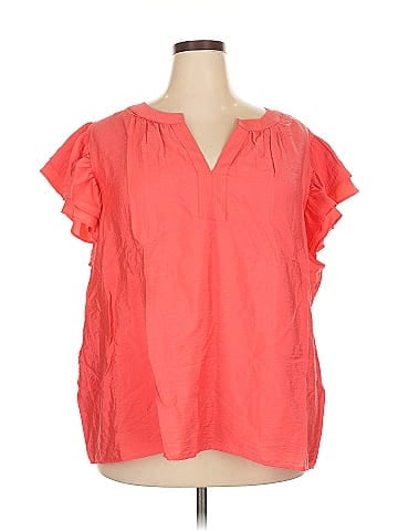 Marc New York Andrew Marc Short Sleeve Blouse (view 1)