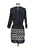Just Fab 100% Polyester Chevron-herringbone Blue Casual Dress Size S - photo 2