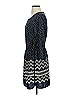 Just Fab 100% Polyester Chevron-herringbone Blue Casual Dress Size S - photo 5