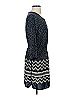 Just Fab 100% Polyester Chevron-herringbone Blue Casual Dress Size S - photo 4