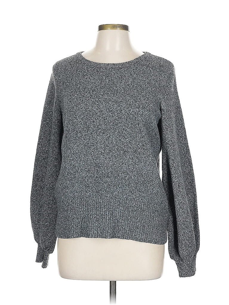Pre-owned Marled By Reunited Pullover Sweater In Gray
