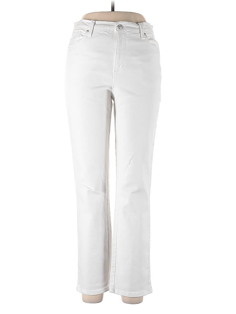 Pre-owned Gloria Vanderbilt Jeans In White