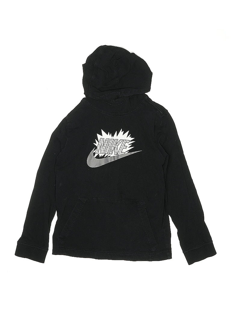 Click to view more detailed imagery on our partner's website Pre-owned Nike Kids' Pullover Hoodie In Black