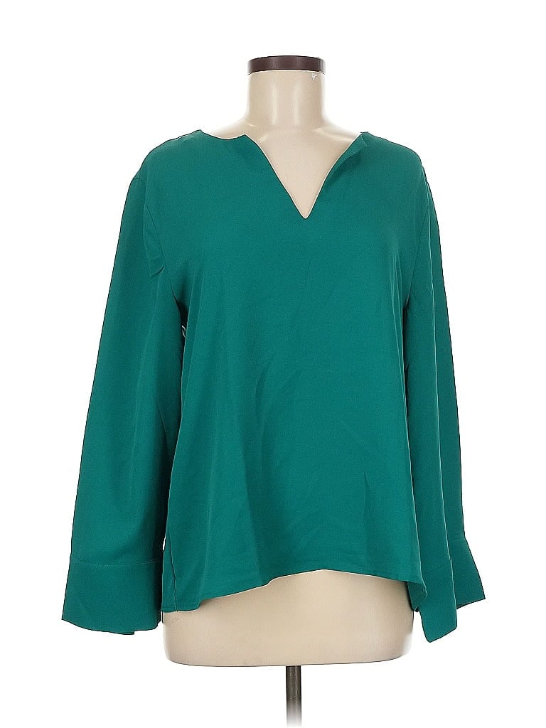 Click to view more detailed imagery on our partner's website Pre-owned Ann Taylor Long Sleeve Blouse In Blue