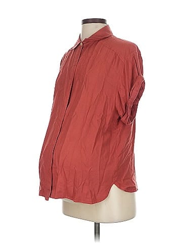 A Pea in the Pod 3/4 Sleeve Button-Down Shirt (view 1)