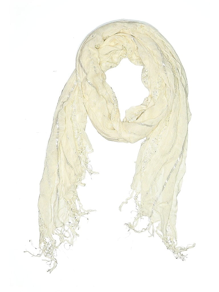 Pre-owned Unbranded Scarf In White