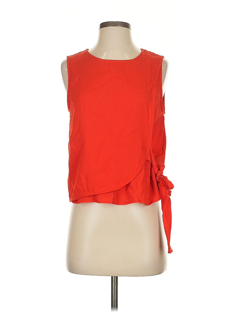 Click to view more detailed imagery on our partner's website Pre-owned Greylin Sleeveless Blouse In Red