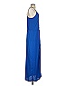 RBL Apparel 100% Polyester Solid Blue Casual Dress Size S - photo 4