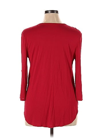 Soho JEANS NEW YORK & COMPANY 3/4 Sleeve Blouse (view 2)