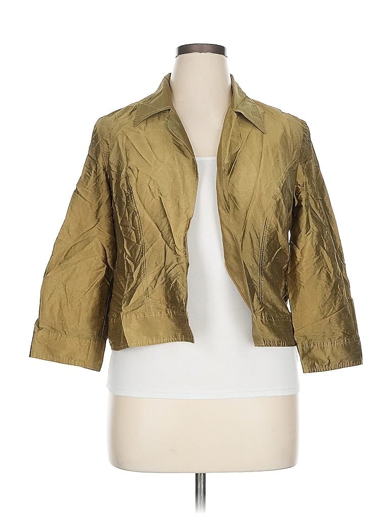 Pre-owned Joseph Ribkoff Jacket In Gold