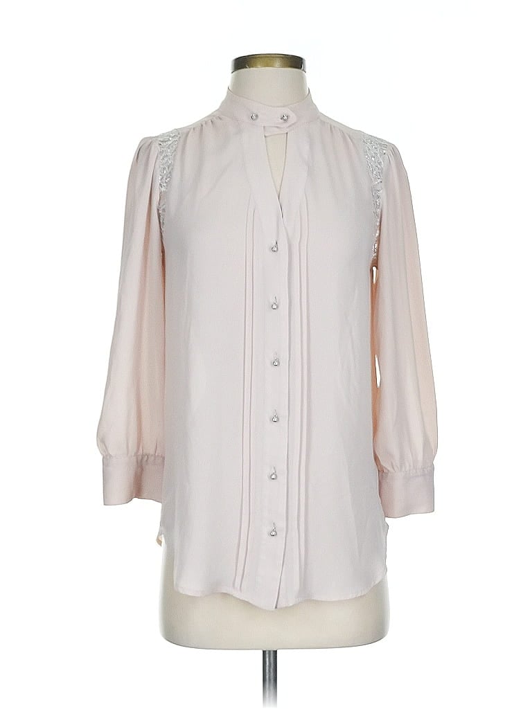 Pre-owned Moulinette Soeurs 3/4 Sleeve Blouse In White