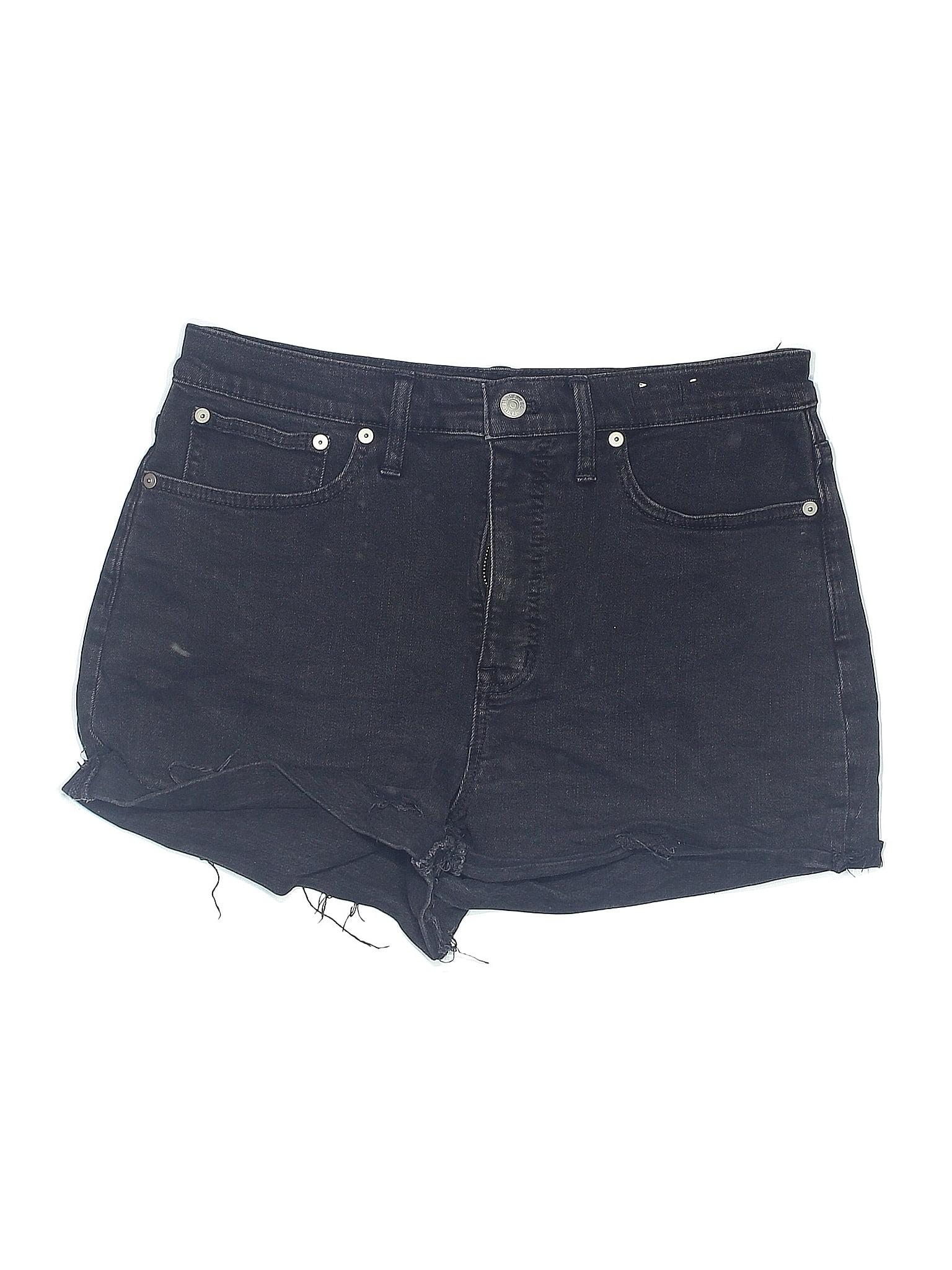 Madewell Black Denim Shorts Size 29 waist