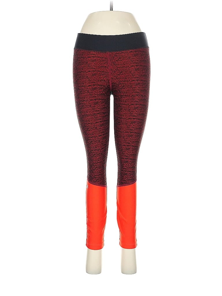 Pre-owned Under Armour Active Pants In Red