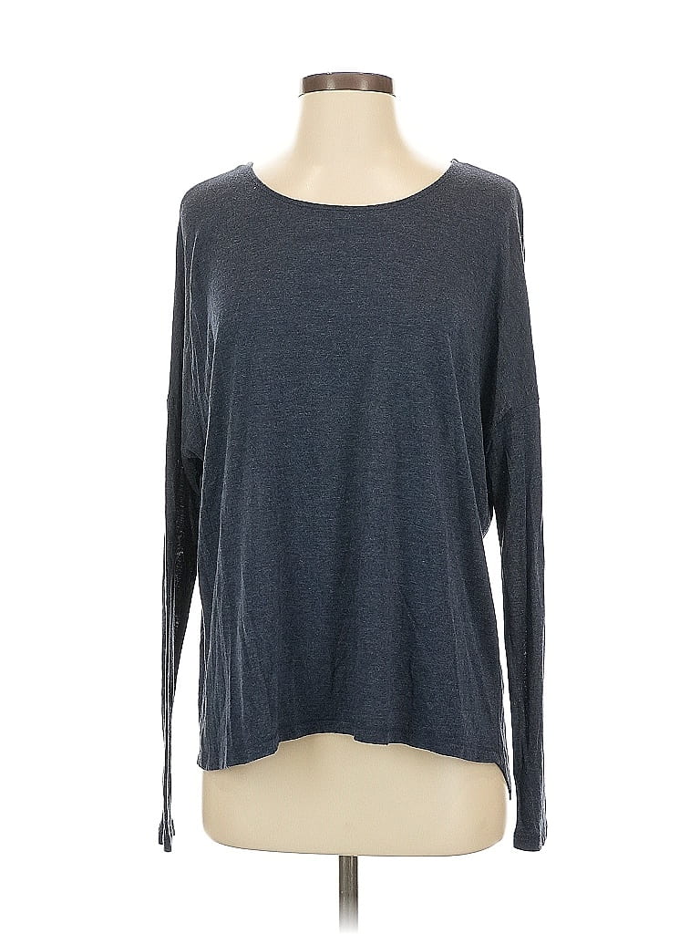 Pre-owned Vince Long Sleeve T-shirt In Gray