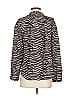 Joie 100% Polyester Animal Print Silver Long Sleeve Blouse Size S - photo 4