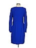 Trina Turk 100% Polyester Solid Blue Casual Dress Size 0 - photo 2